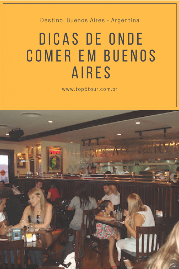 Dicas de onde comer em Buenos Aires