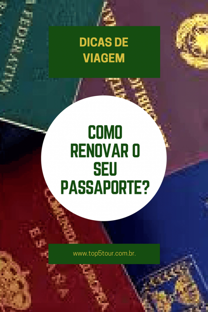 como renovar o passaporte