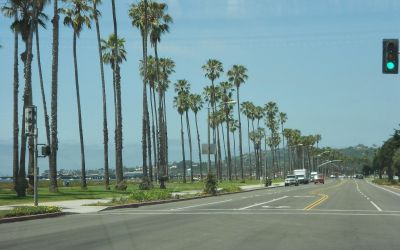 O charme da cidade de Santa Bárbara Califórnia