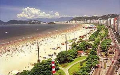 As praias de Santos, São Paulo