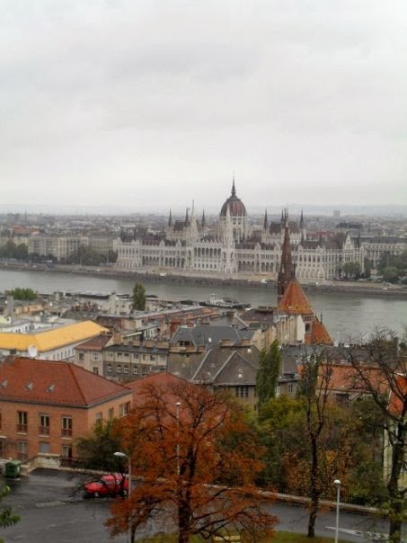 Budapeste: Pest, vista do Fishermans