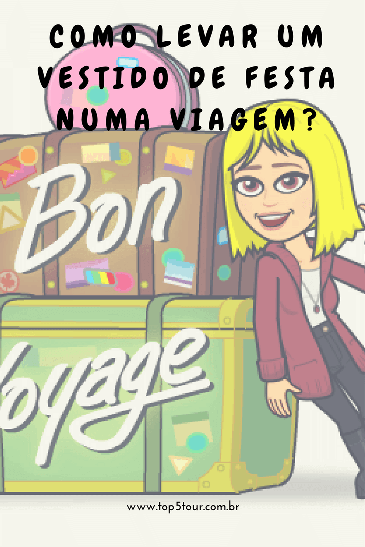 Como levar um vestido de festa numa viagem?