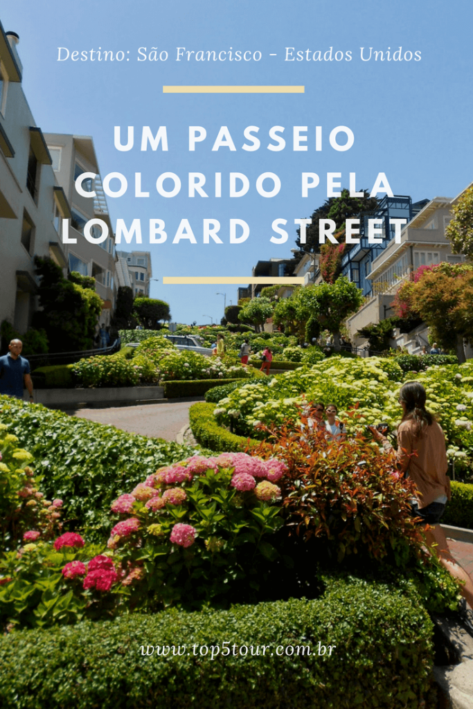 São Francisco e o passeio colorido pela Lombard Street