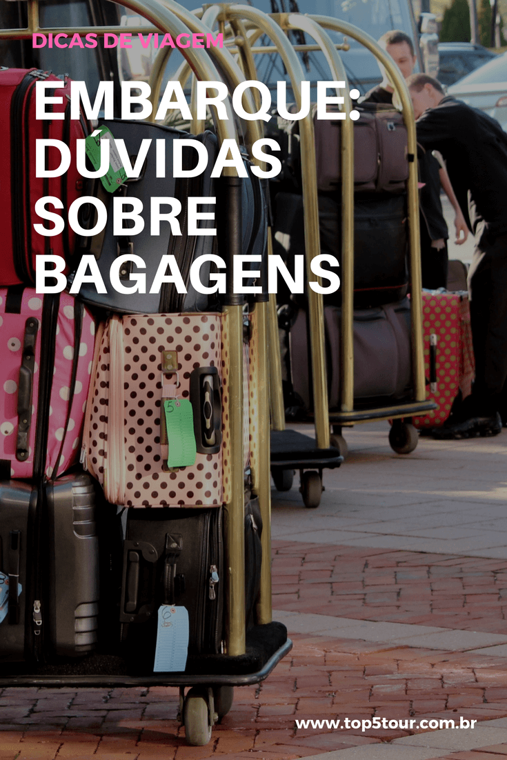 Embarque: dúvidas sobre bagagens