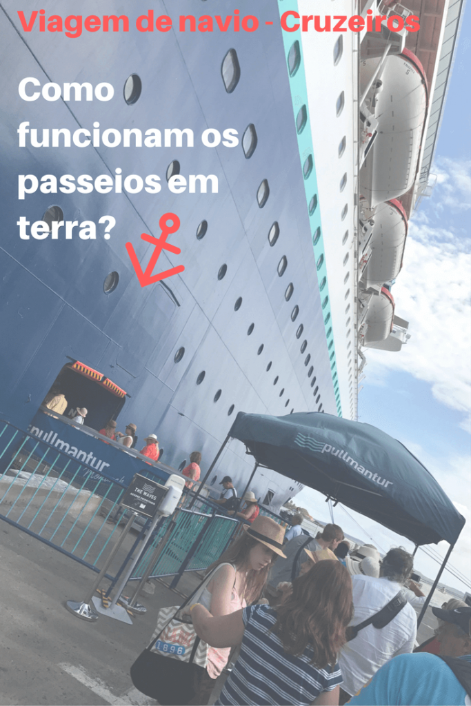 Passeios em terra nas viagens de navio