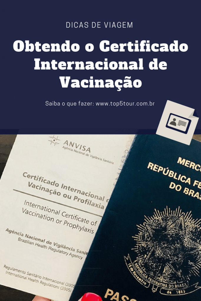 Obtendo o Certificado Internacional de Vacinação