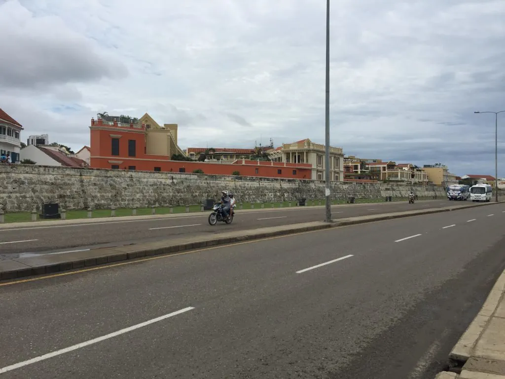 A cidade murada em Cartagena A cidade murada em Cartagena