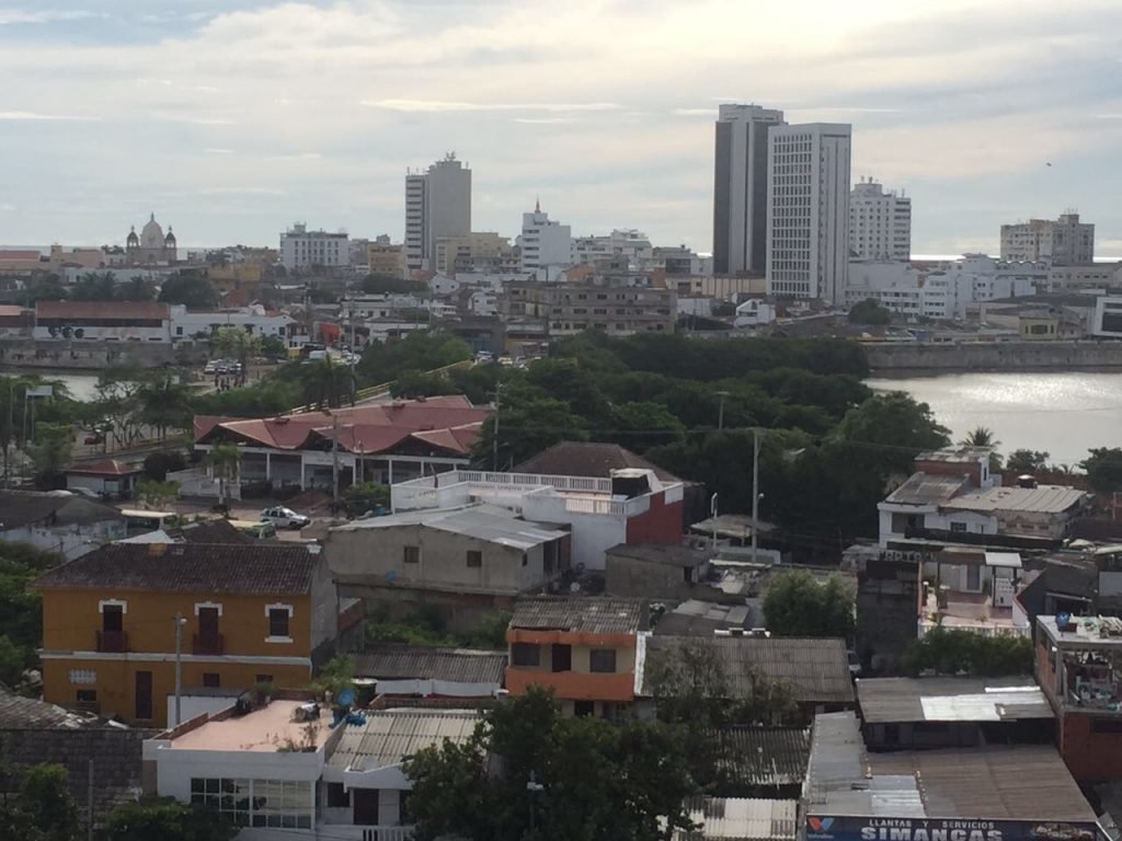 Cartagena vista do Castelo de San Felipe de Barajas