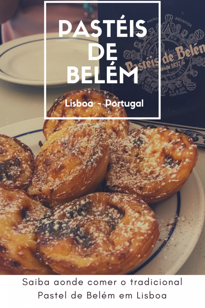 Pastéis de belém em Lisboa, Portugal