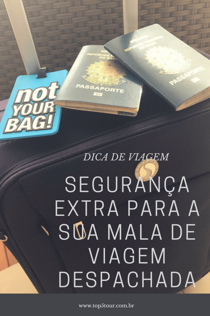 Segurança extra para a sua mala