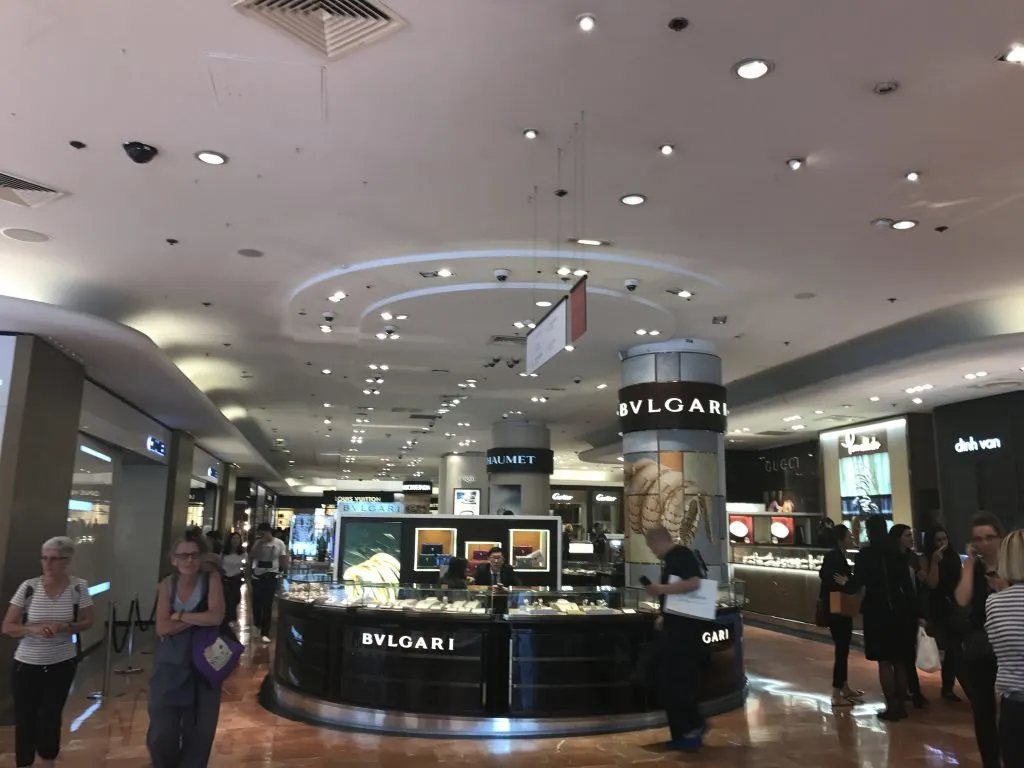 Galeria Lafayette em Paris Galeria Lafayette em Paris