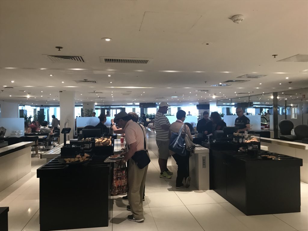 Opção de restaurante na Galeria Lafayette