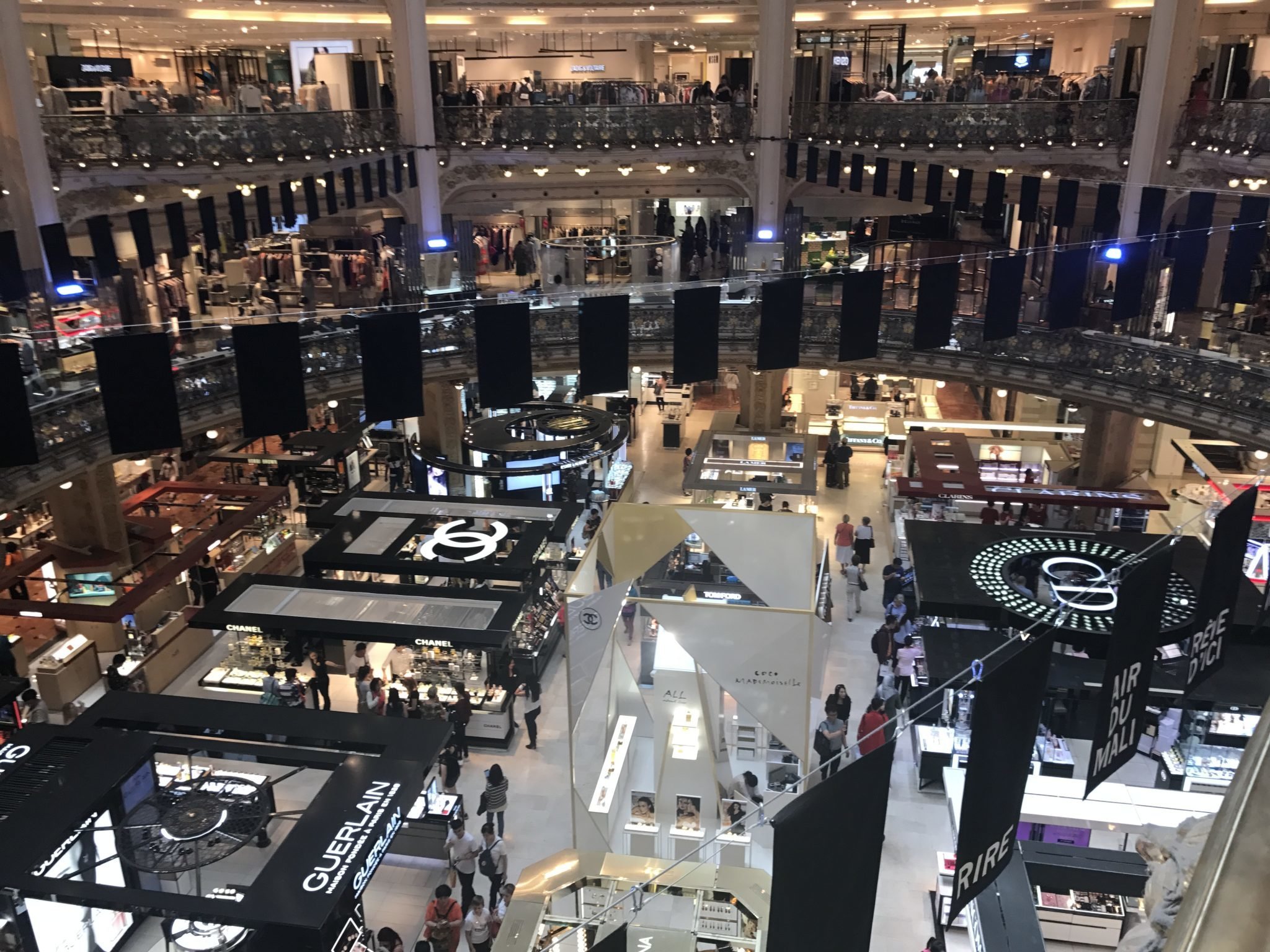Paris: a brilhante Galeria Lafayette