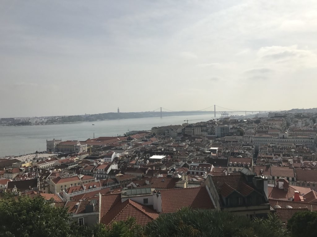 Vista de Lisboa, Rio Tejo e Ponte 25 de abril