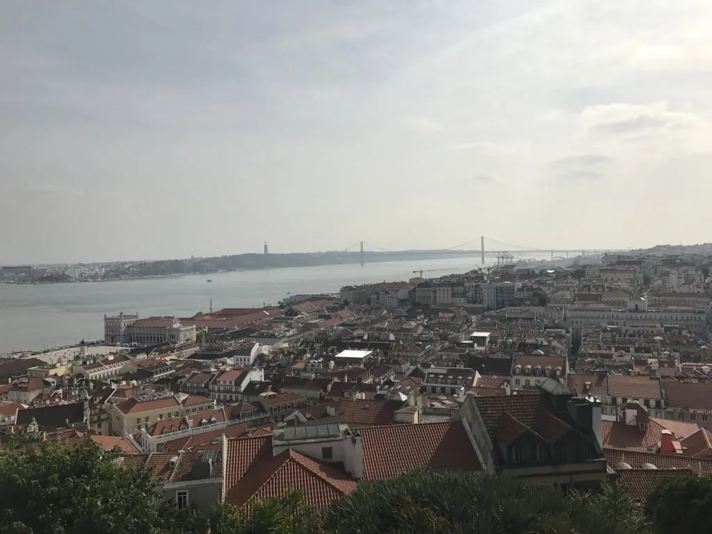 Vista de Lisboa, Rio Tejo e Ponte 25 de abril Vista de Lisboa, Rio Tejo e Ponte 25 de abril