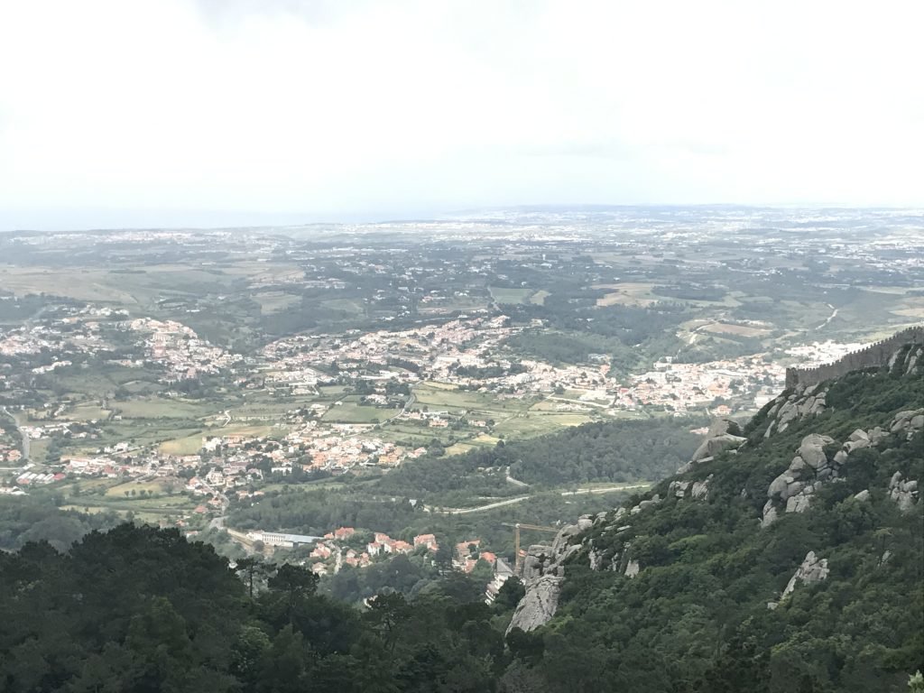 Vista do topo da serra