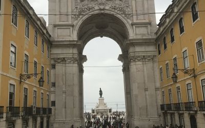 Passeando pela Rua Augusta em Lisboa