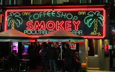 Uma visita a um coffeeshop em Amsterdam