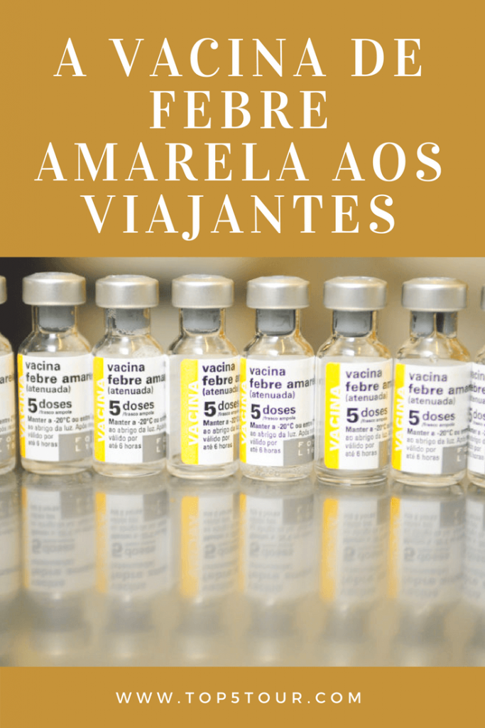 Saiba sobre a vacina de febre amarela aos viajantes 