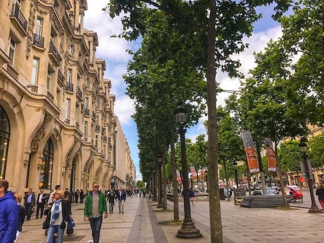 Champs Elysee em Paris