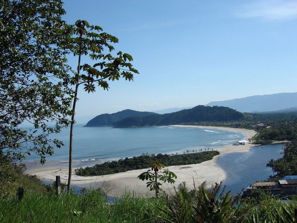 Barra do Una praia no litoral norte de SP