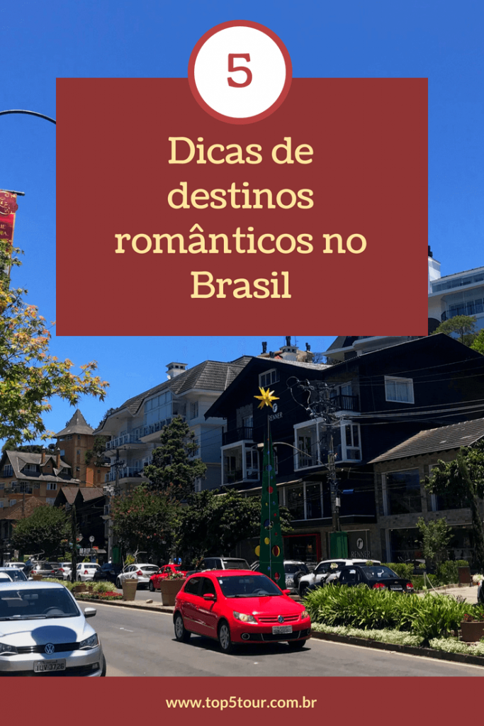 Dicas de destinos românticos no Brasil