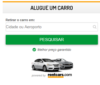 Alugar carro para viajar - Rentcars agora parceiro do blog