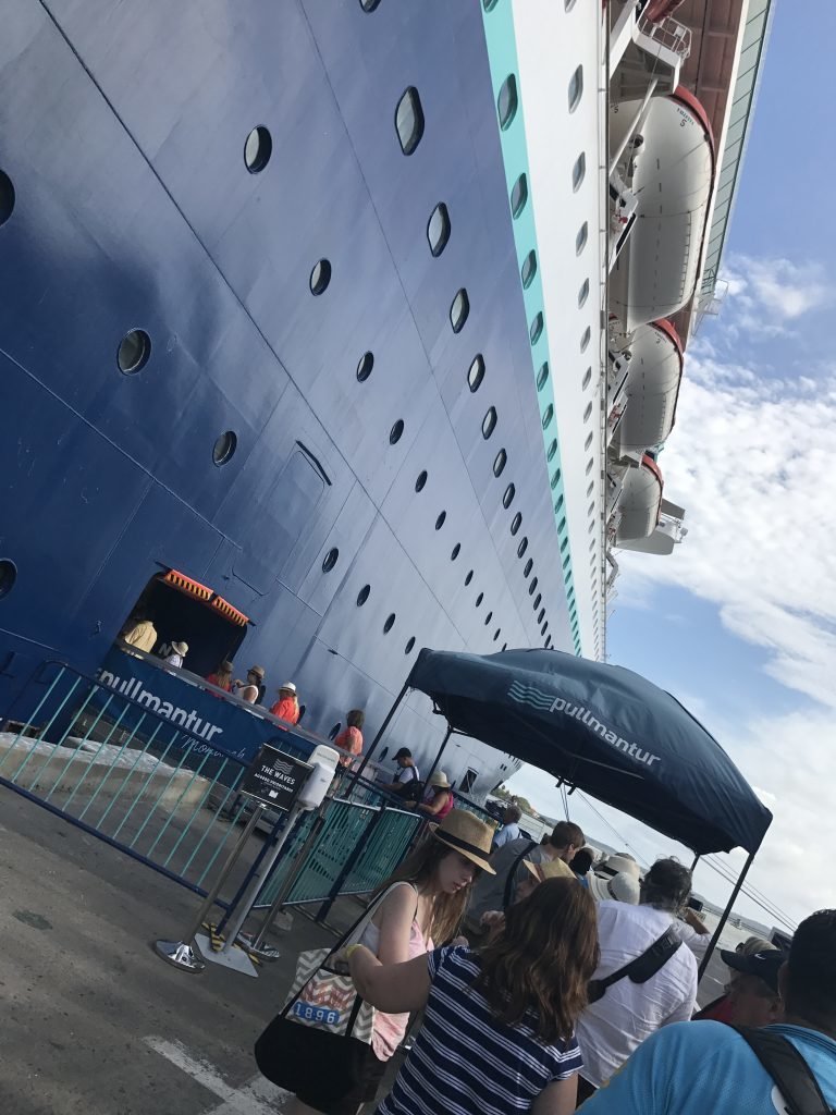 As paradas dos navios de cruzeiro