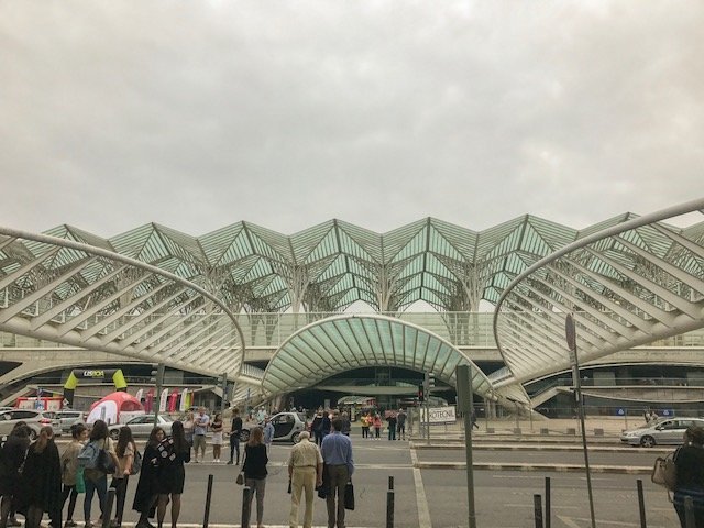 Estação Oriente no parque das nações em lisboa