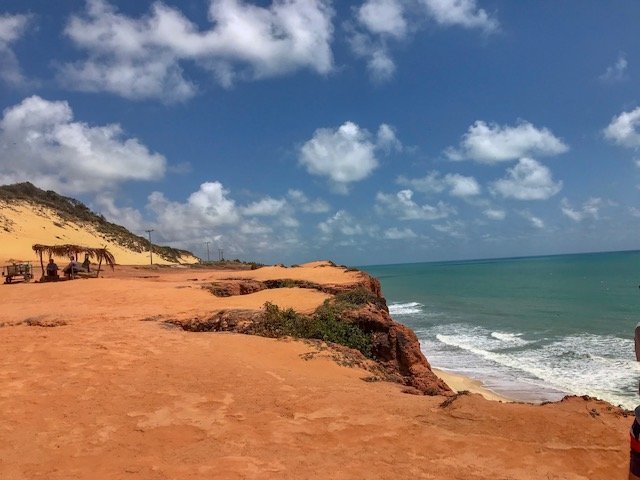 Falésias Praia de Cacimbinhas - o que fazer em Natal - Pipa e Praia do Amor