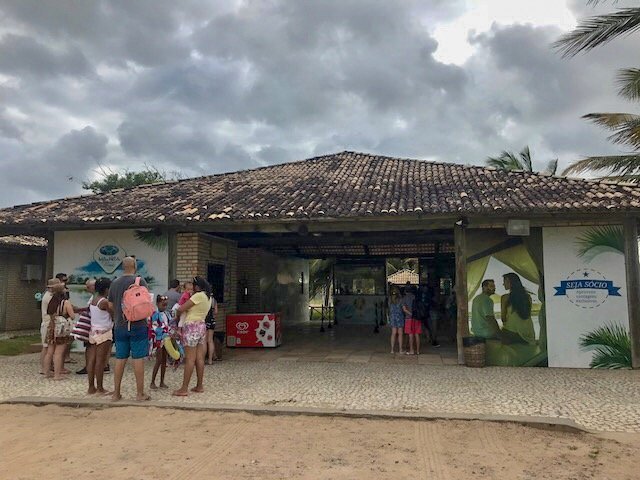 Chegando ao Manoa Beach Park - Parrachos de Maracajaú