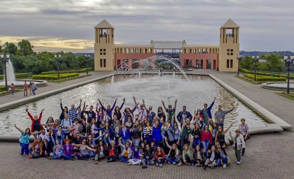 Blogueiros no Parque Tanguá - encontro de blogueiros de viagem em Curitiba