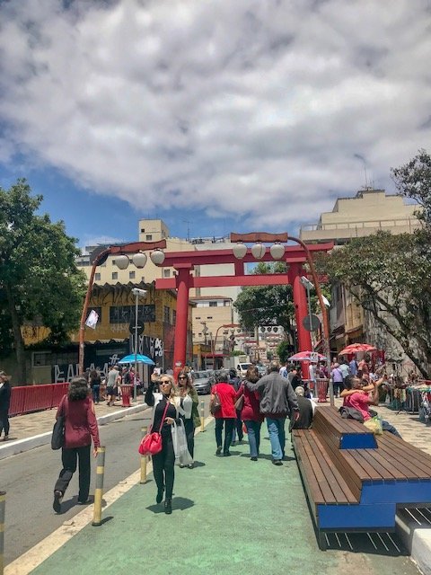 Bairro da Liberdade em São Paulo