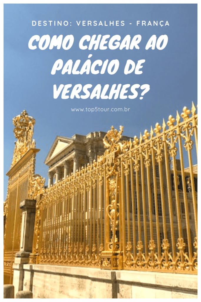 como chegar ao Palácio de Versalhes