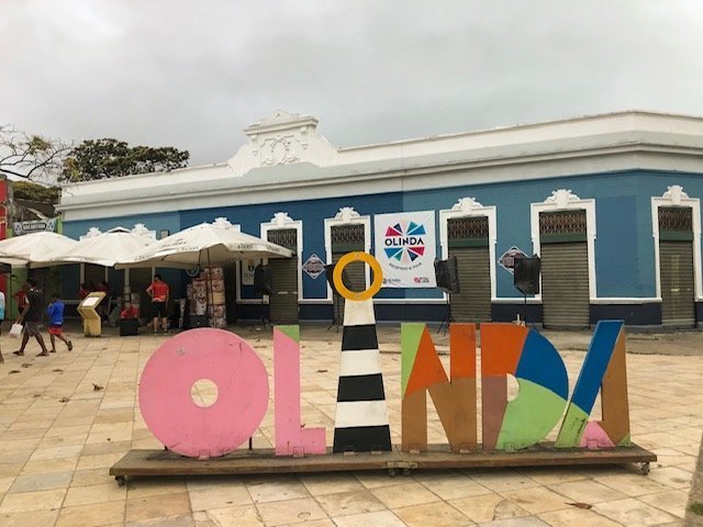 Letreiro De Olinda o que fazer em recife e olinda