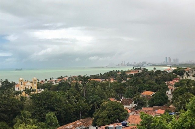 Vista De Recife E Olinda E Igreja Do Carmo