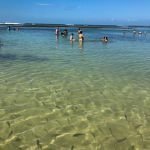 Pessoas Curtindo As Piscinas Da Quarta Praia