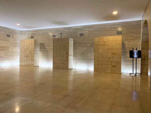 blocos com as urnas funerarias mausoleu de 32
