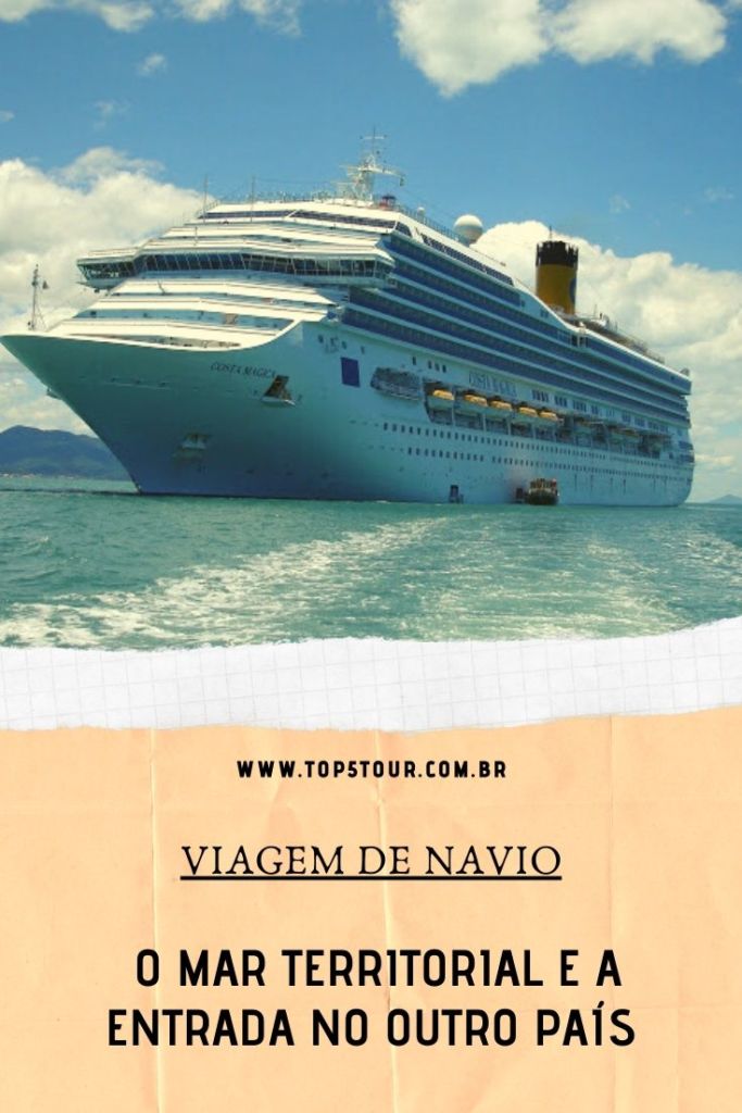 O mar territorial nas viagens de navio