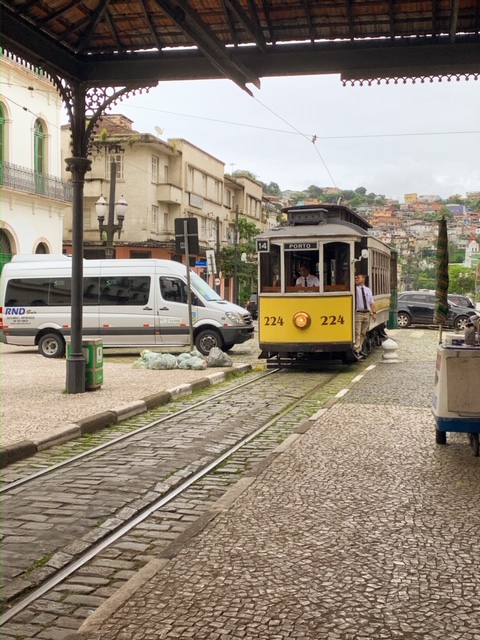 passeio de bonde em santos