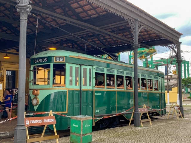 passeio de bonde em santos