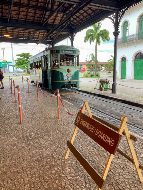 passeio de bonde em santos