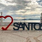 letreiro ponta da praia em santos