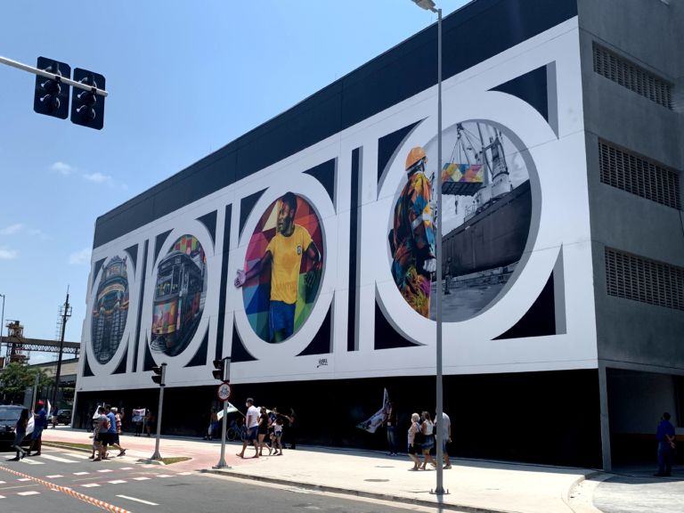 mural do kobra em santos