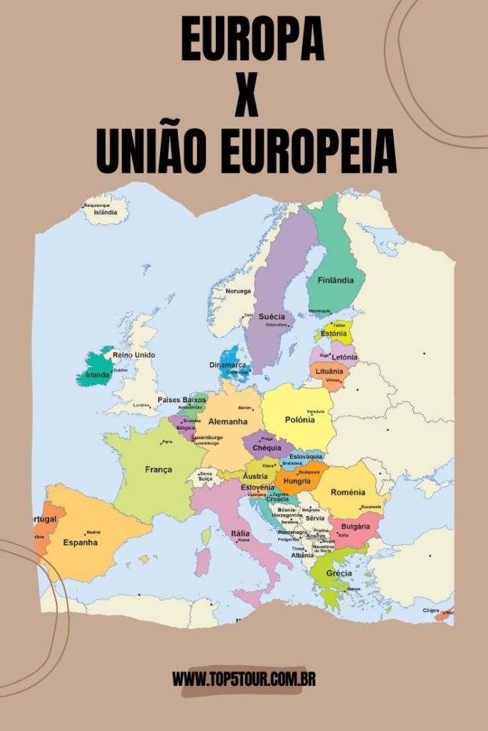 DIFERENÇA ENTRE EUROPA E UNIAO EUROPEIA