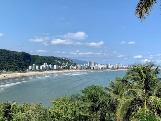 vista Ilha porchat São Vicente e começo de Santos