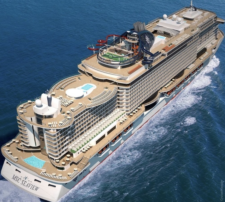 MSC Seaview - temporada brasileira de cruzeiros marítimos 2022/2023