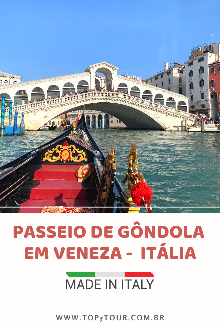 passeio de gondola em veneza