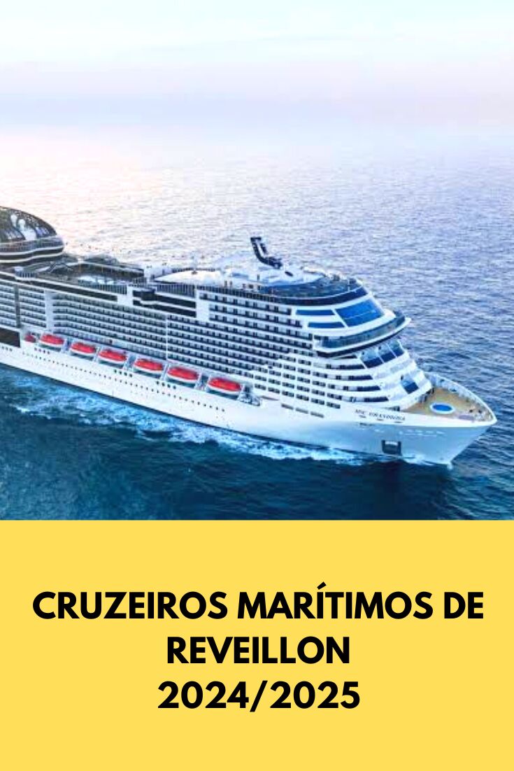 Cruzeiros maritimos reveillon 2024 2025
