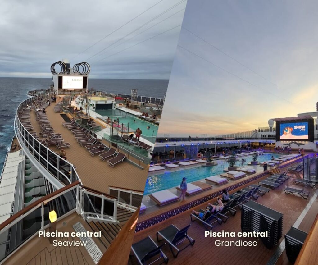 Msc Seaview x Msc Grandiosa qual o melhor Msc Seaview x Msc Grandiosa qual o melhor